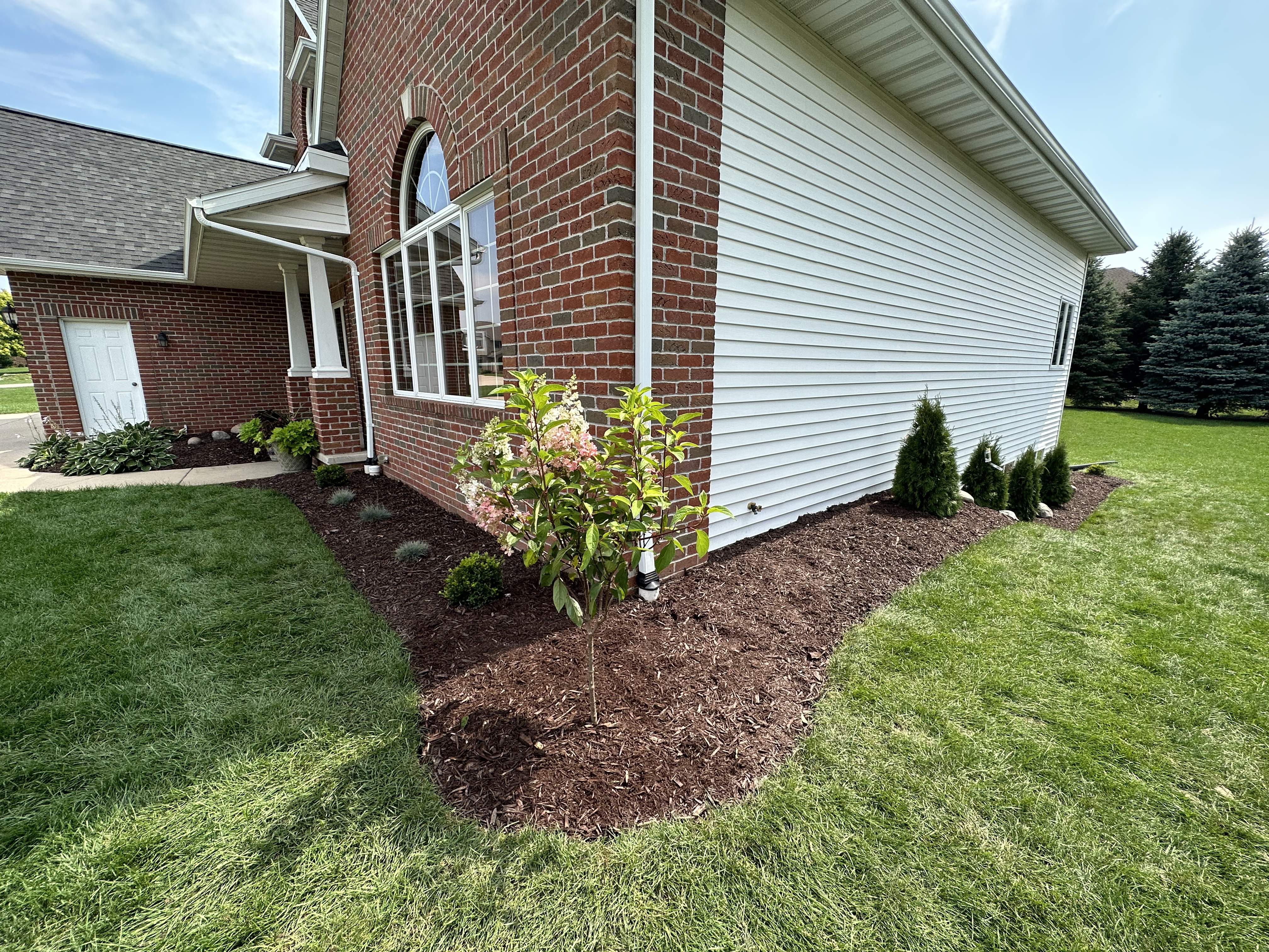 Yard and grade improvements for drainage solutions