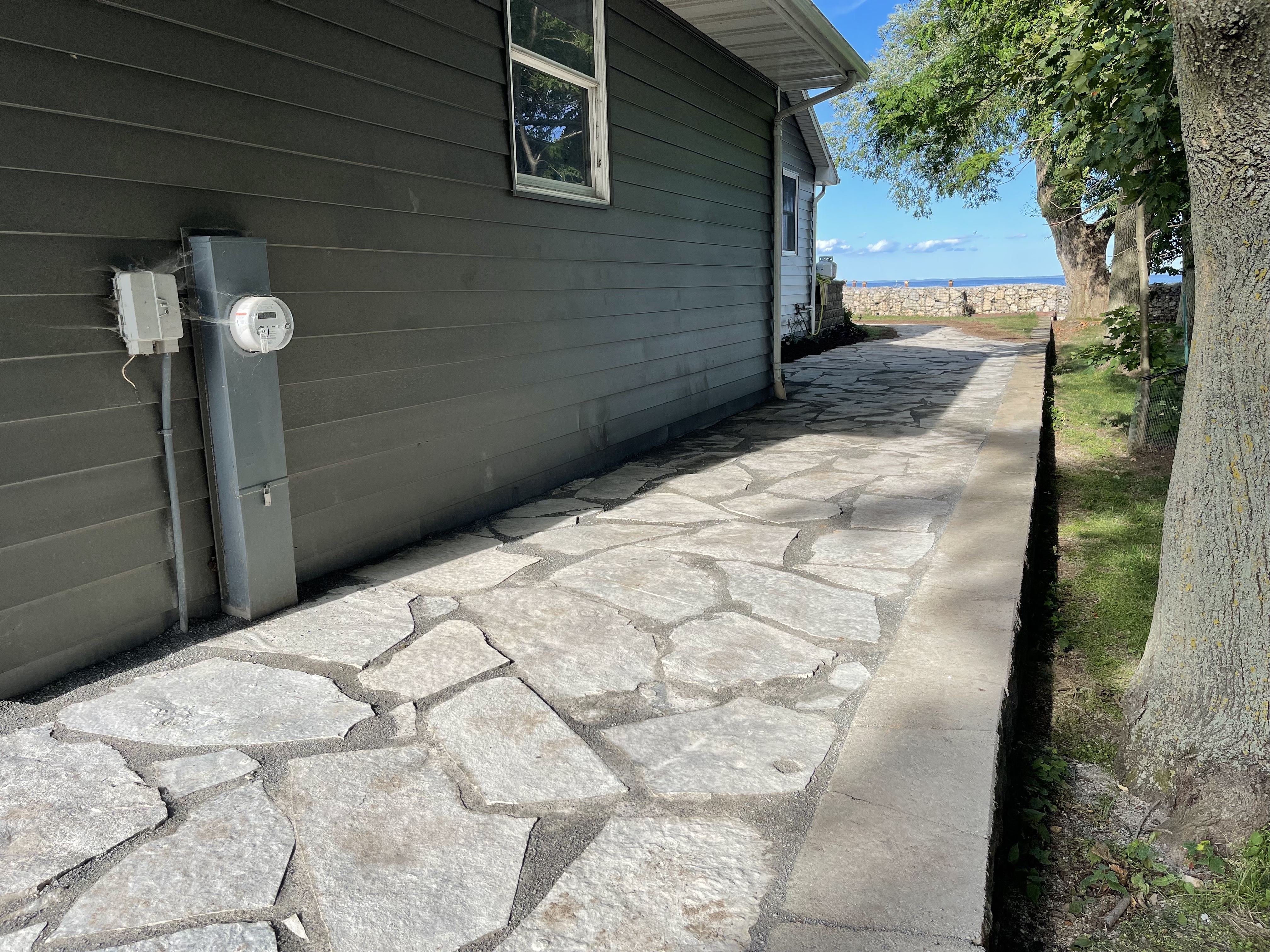 Landscape design and planning example for an outdoor space